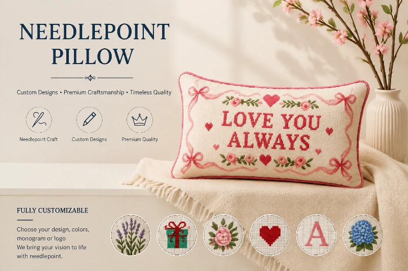 11 Needlepoint Home Decor
