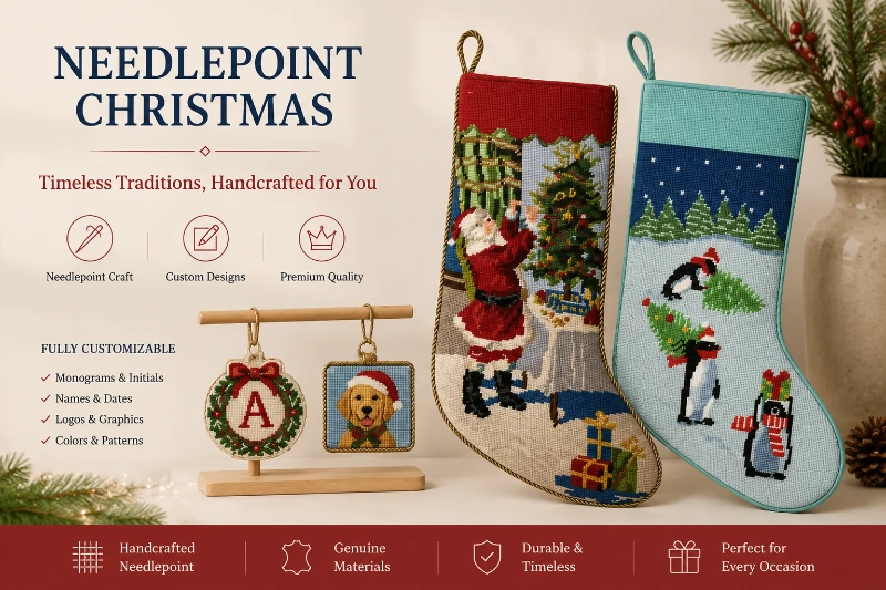 33 Needlepoint Holiday & Gifts